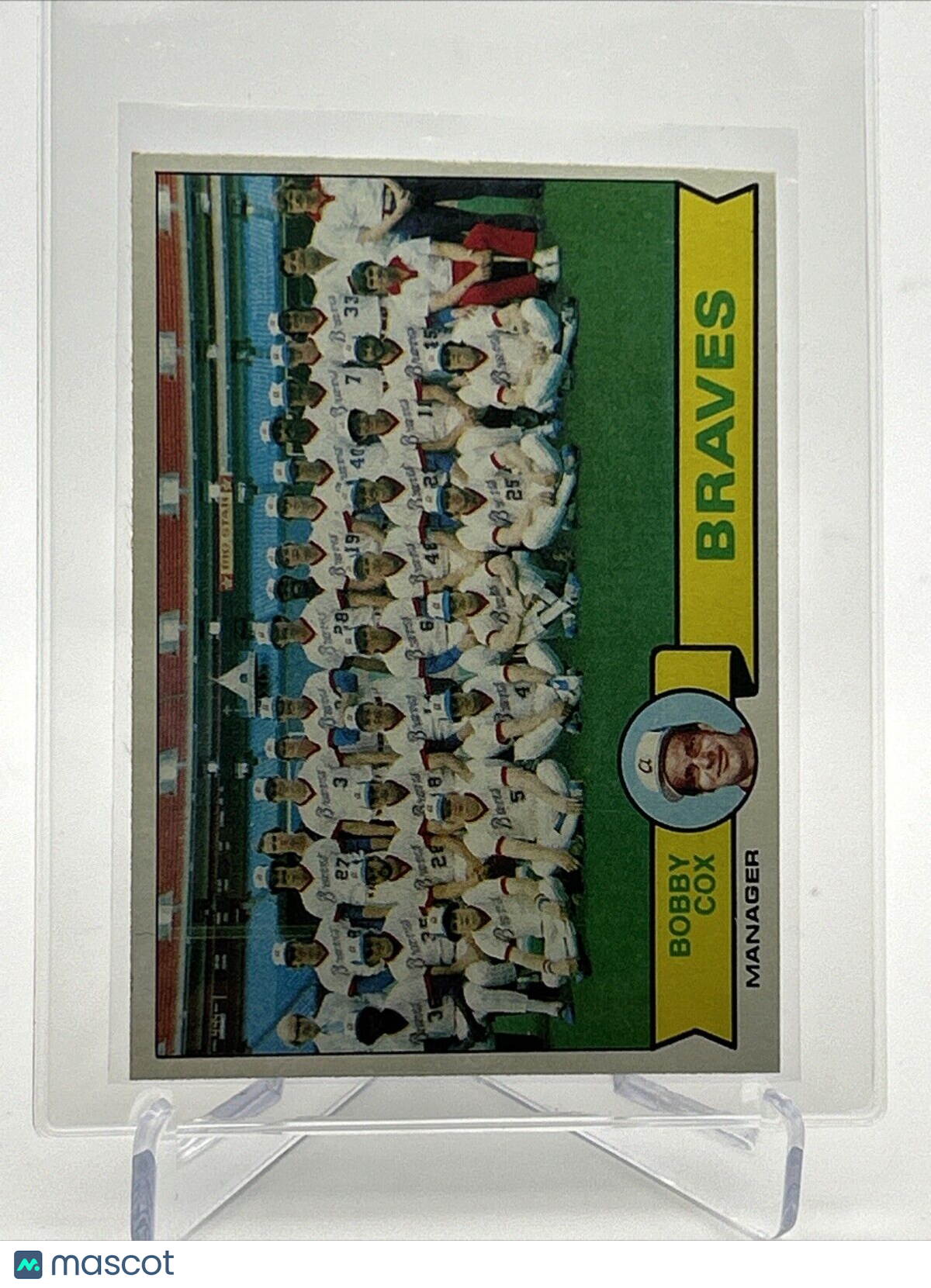 1979 Topps Atlanta Braves/Bobby Cox Baseball Card #302 NM #3 FREE SHIPPING