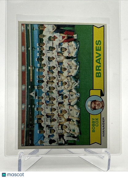 1979 Topps Atlanta Braves/Bobby Cox Baseball Card #302 NM #3 FREE SHIPPING