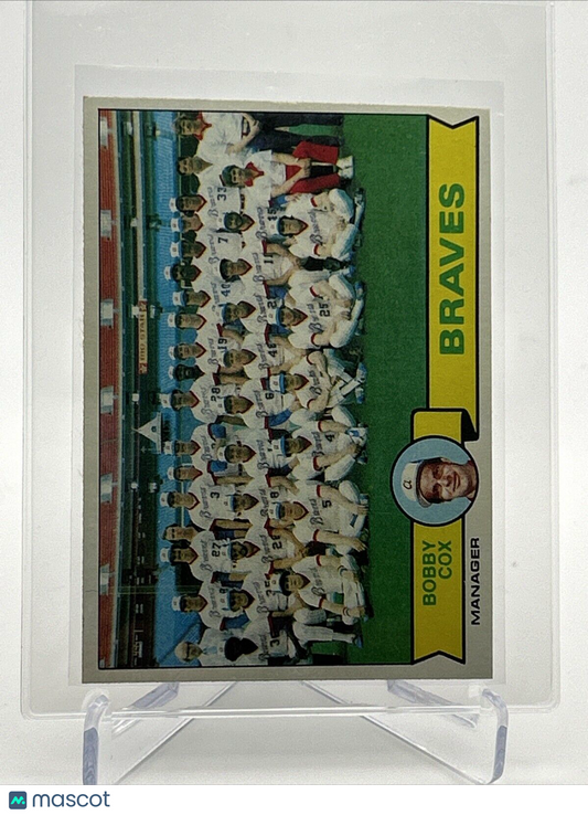 1979 Topps Atlanta Braves/Bobby Cox Baseball Card #302 NM #3 FREE SHIPPING