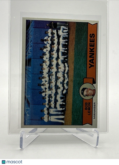 1979 Topps New York Yankees/Bob Lemon Card #626 NM #7 FREE SHIPPING