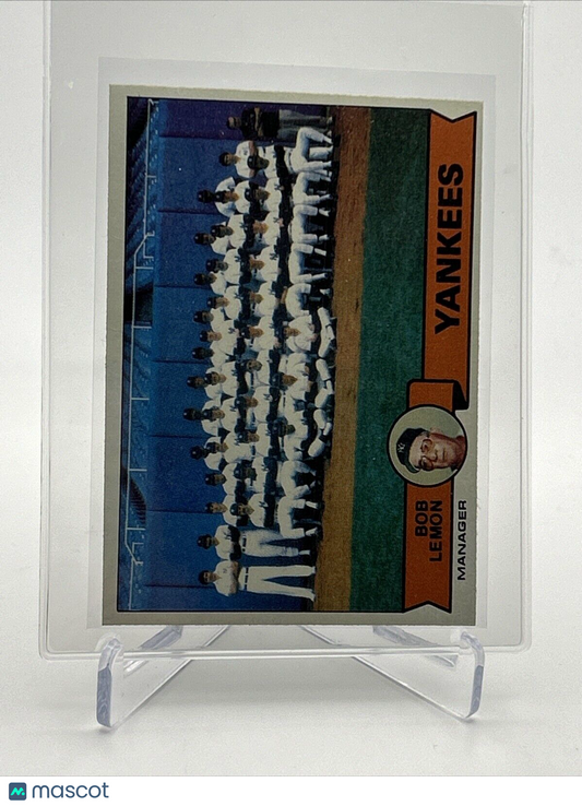 1979 Topps New York Yankees/Bob Lemon Card #626 NM #7 FREE SHIPPING