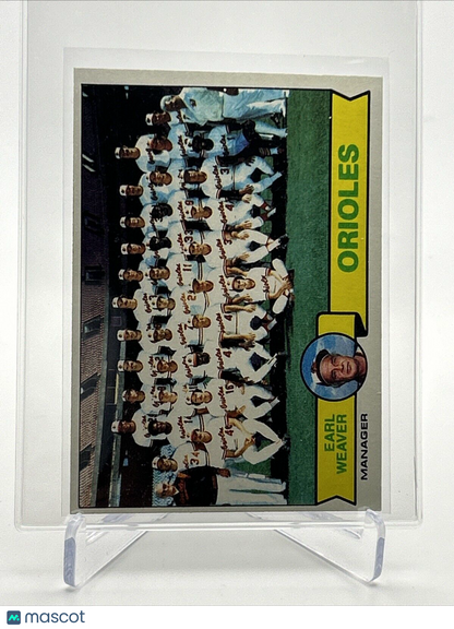 1979 Topps Baltimore Orioles/Earl Weaver Card #689 NM #5 FREE SHIPPING