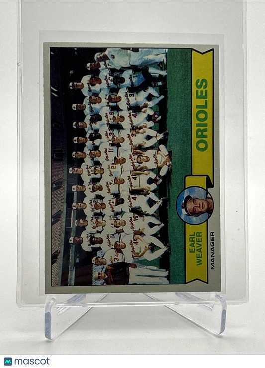 1979 Topps Baltimore Orioles/Earl Weaver Card #689 NM #4 FREE SHIPPING