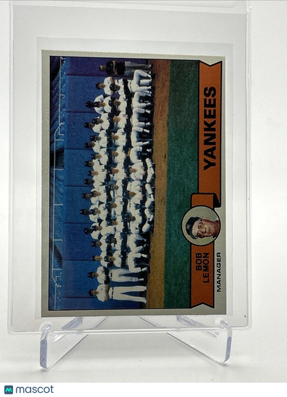 1979 Topps New York Yankees/Bob Lemon Card #626 NM #5 FREE SHIPPING