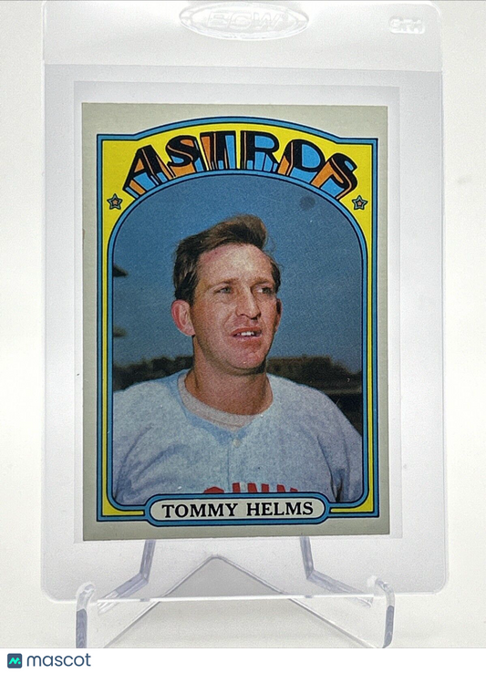 1972 Topps Tommy Helms Baseball Card #204 EX-MT Quality #2 FREE SHIPPING
