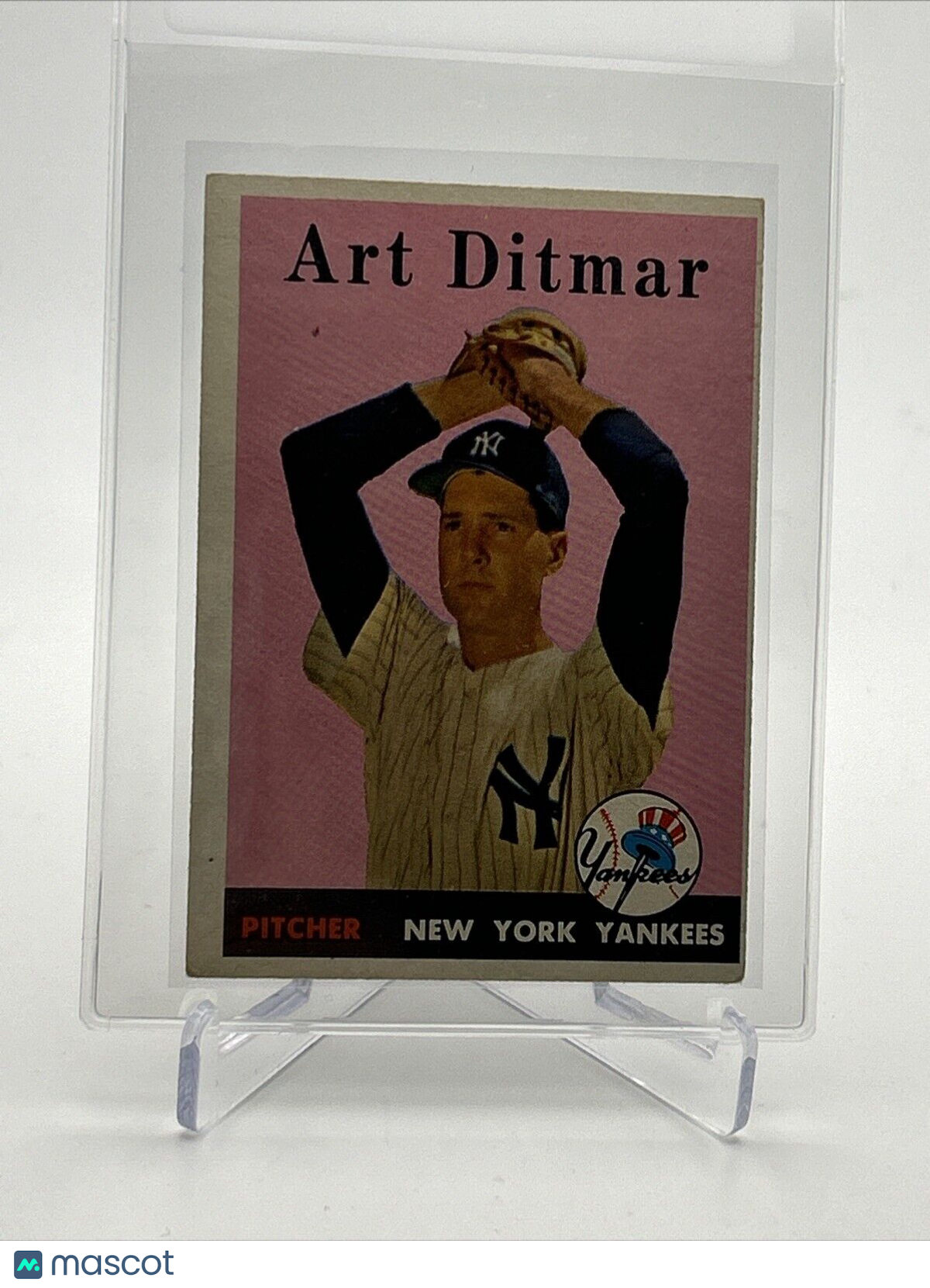 1958 Topps Art Ditmar Baseball Card #354 VG Quality #2 FREE SHIPPING