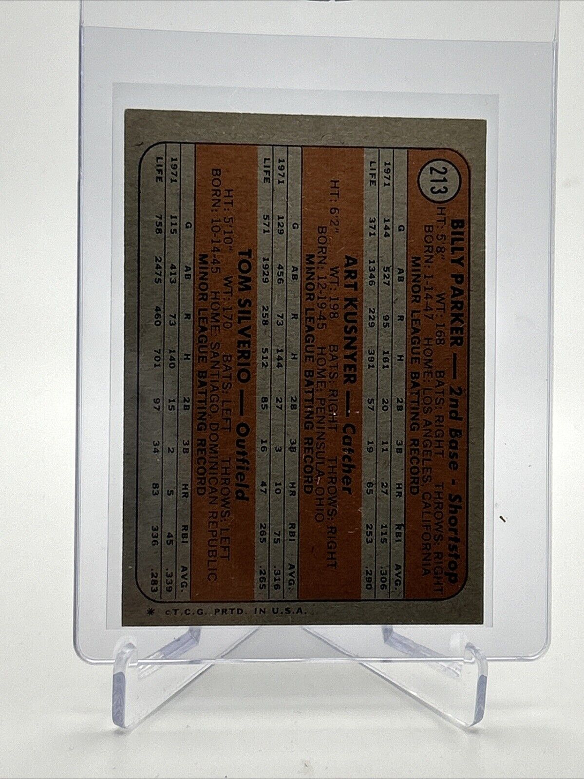 1972 Topps Angels 1972 Rookie Stars Card #213 EX-MT Quality #2 FREE SHIPPING