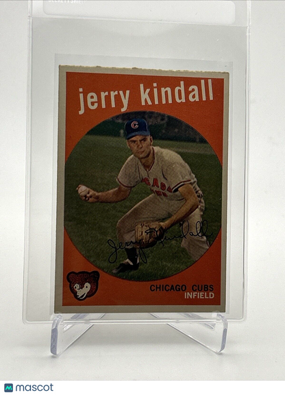 1959 Topps Jerry Kindall White Back Baseball Card #274 VG #2 FREE SHIPPING