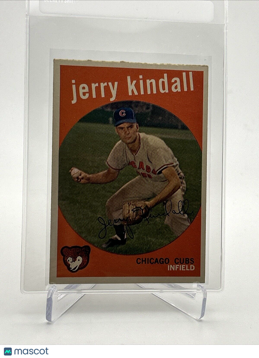 1959 Topps Jerry Kindall White Back Baseball Card #274 VG #2 FREE SHIPPING
