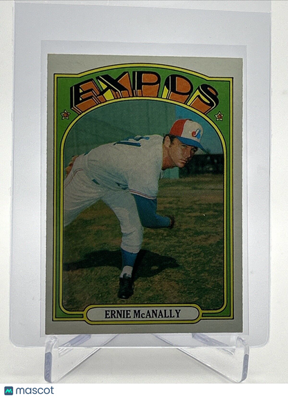 1972 Topps Ernie McAnally Baseball Card #58 EX Quality #2 FREE SHIPPING