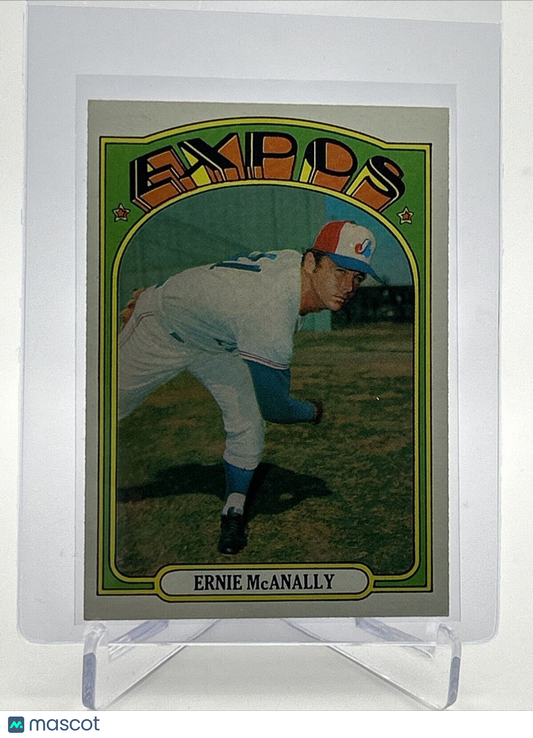 1972 Topps Ernie McAnally Baseball Card #58 EX Quality #2 FREE SHIPPING