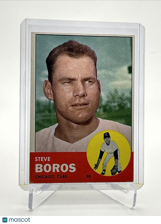 1963 Topps Steve Boros Baseball Card #532 VG Quality #2 FREE SHIPPING