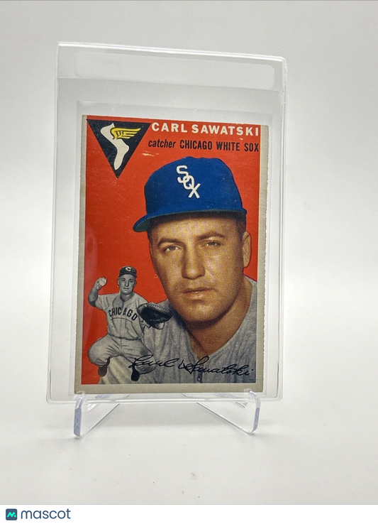 1954 Topps Carl Sawatski Baseball Card #198 VG-EX Quality #2 FREE SHIPPING