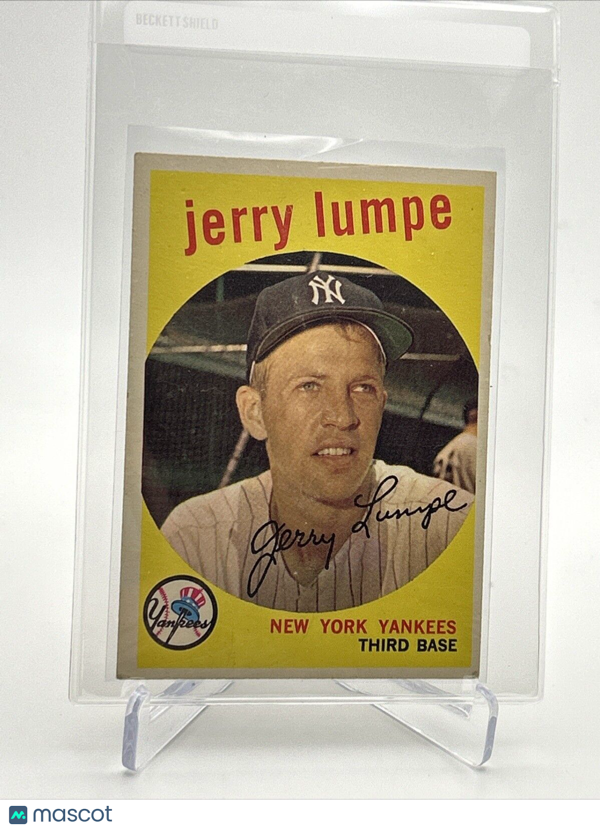 1959 Topps Jerry Lumpe White Back Baseball Card #272 VG Quality FREE SHIPPING