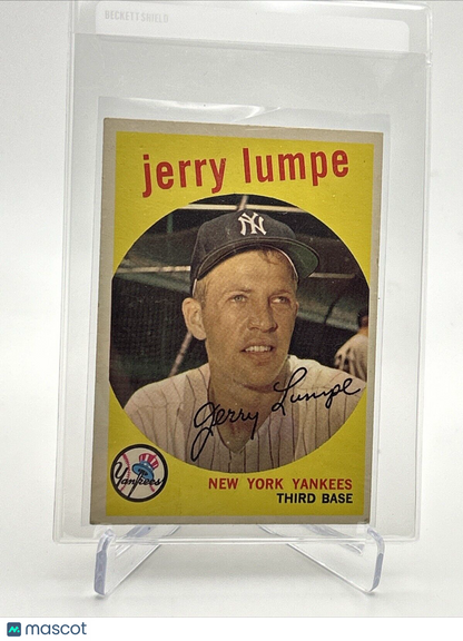 1959 Topps Jerry Lumpe White Back Baseball Card #272 VG Quality FREE SHIPPING
