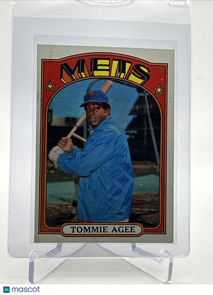 1972 Topps Tommie Agee Baseball Card #245 VG-EX Quality #4 FREE SHIPPING