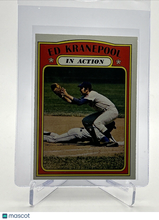 1972 Topps Ed Kranepool Baseball Card #182 VG-EX Quality #2 FREE SHIPPING