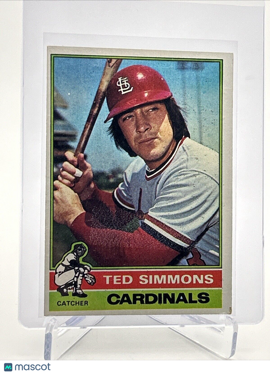 1976 Topps Ted Simmons Baseball Card #290 VG Quality #6 FREE SHIPPING