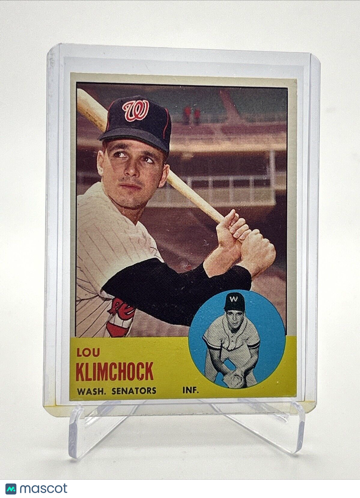 1963 Topps Lou Klimchock Baseball Card #542 EX Quality #2 FREE SHIPPING