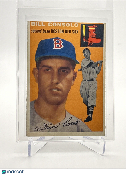 1954 Topps Bill Consolo Rookie Baseball Card #195 VG-EX Quality FREE SHIPPING