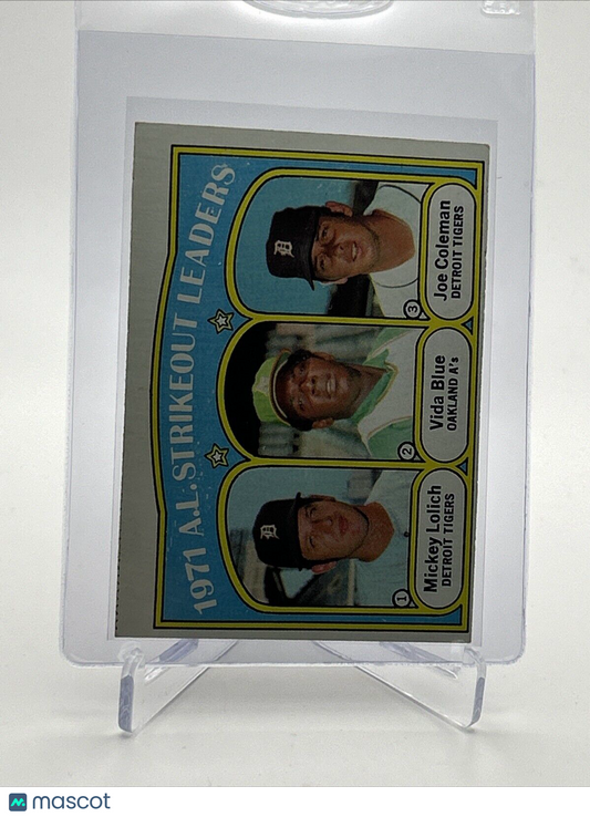 1972 Topps 1971 A.L. Strikeout Leaders Card #96 VG-EX Quality FREE SHIPPING
