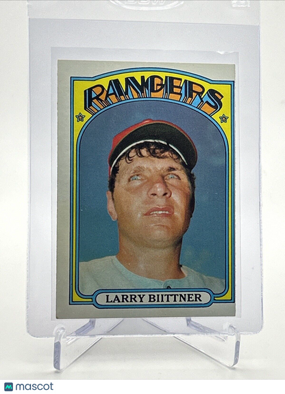 1972 Topps Larry Biittner Rookie Baseball Card #122 VG-EX #2 FREE SHIPPING