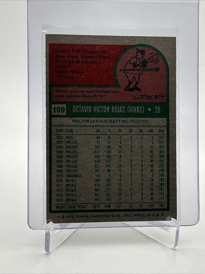1975 Topps Cookie Rojas Baseball Card #169 NM Quality FREE SHIPPING