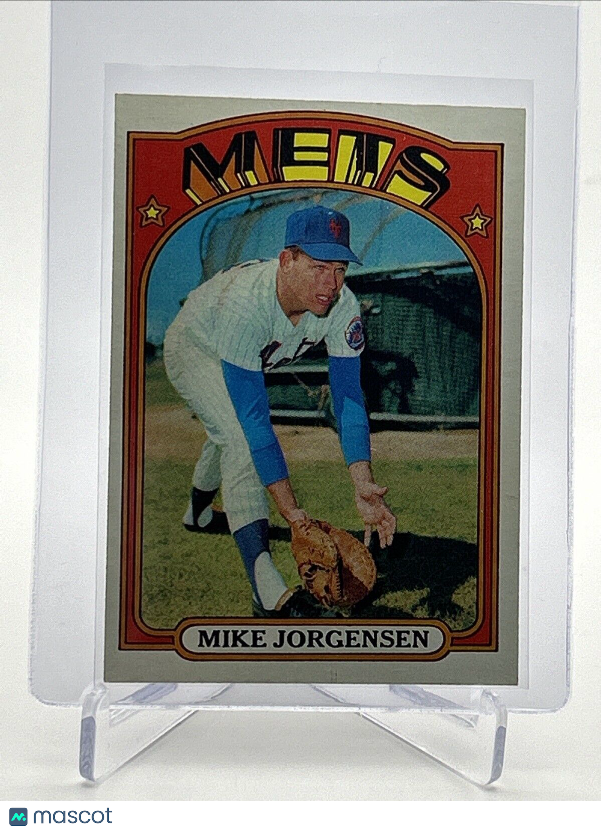1972 Topps Mike Jorgensen Baseball Card #16 VG-EX Quality #2 FREE SHIPPING