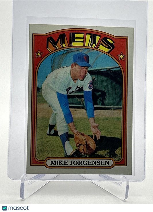 1972 Topps Mike Jorgensen Baseball Card #16 VG-EX Quality #2 FREE SHIPPING
