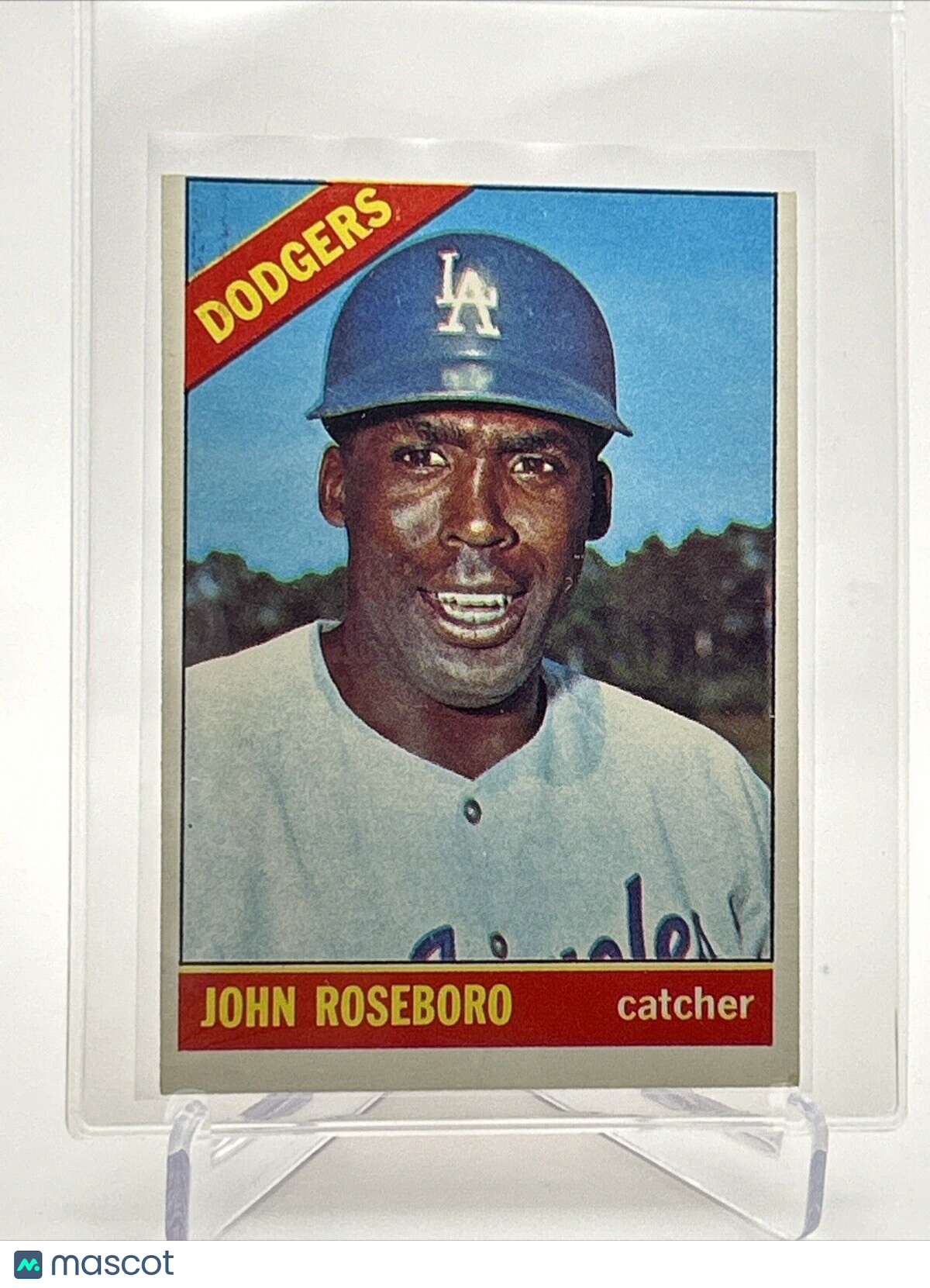 1966 Topps John Roseboro Baseball Card #189 VG Quality #2 FREE SHIPPING