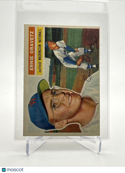 1956 Topps Ernie Oravetz Baseball Card #51 EX Quality #2 FREE SHIPPING