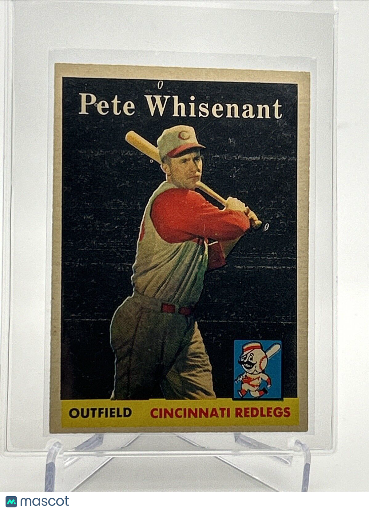 1958 Topps Pete Whisenant Baseball Card #466 VG Quality FREE SHIPPING