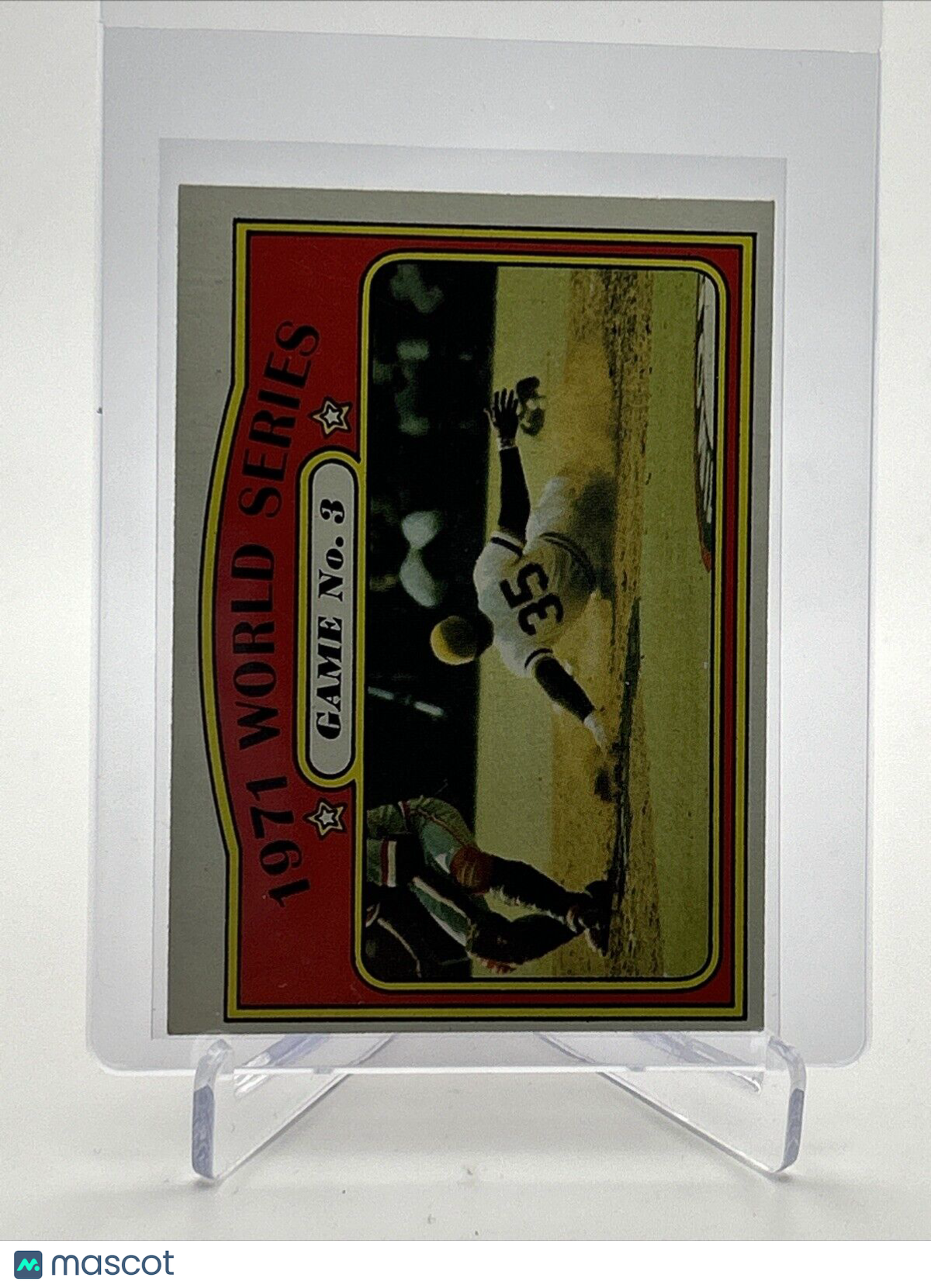 1972 Topps 1971 World Series Game No. 3 Card #225 EX Quality #2 FREE SHIPPING