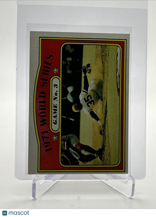 1972 Topps 1971 World Series Game No. 3 Card #225 EX Quality #2 FREE SHIPPING
