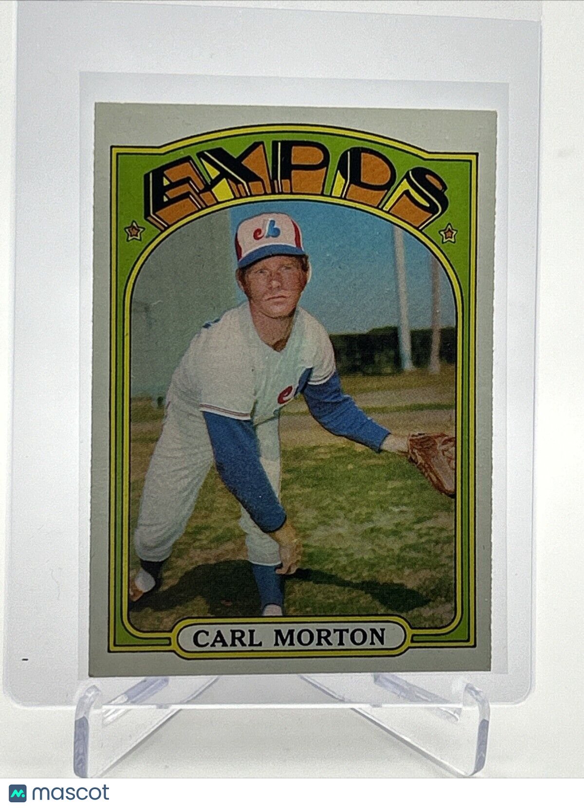 1972 Topps Carl Morton Baseball Card #134 EX-MT Quality #2 FREE SHIPPING