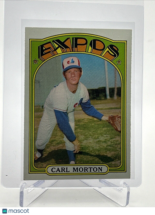 1972 Topps Carl Morton Baseball Card #134 EX-MT Quality #2 FREE SHIPPING