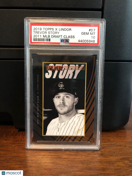 2019 Topps X Lindor Trevor Story Baseball Card #D7 PSA 10 Gem Mint