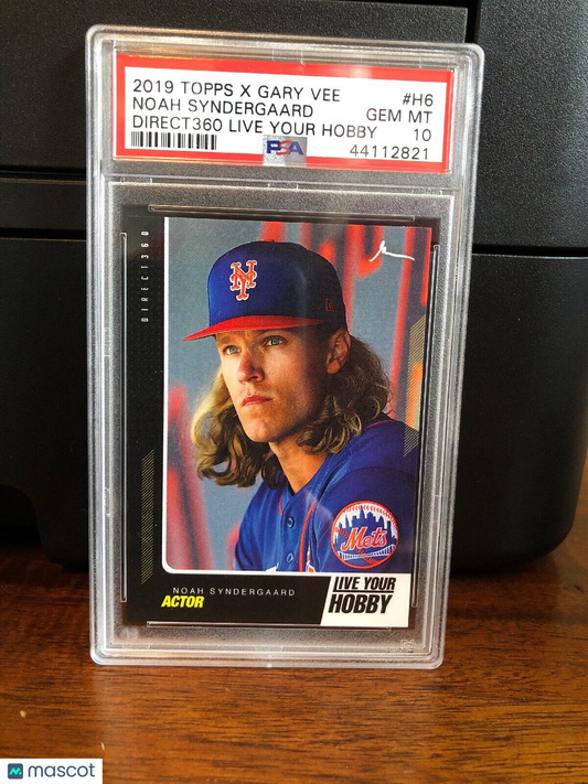2019 Topps X Gary Vee Noah Syndergaard Baseball Card #H6 PSA 10 Gem Mint