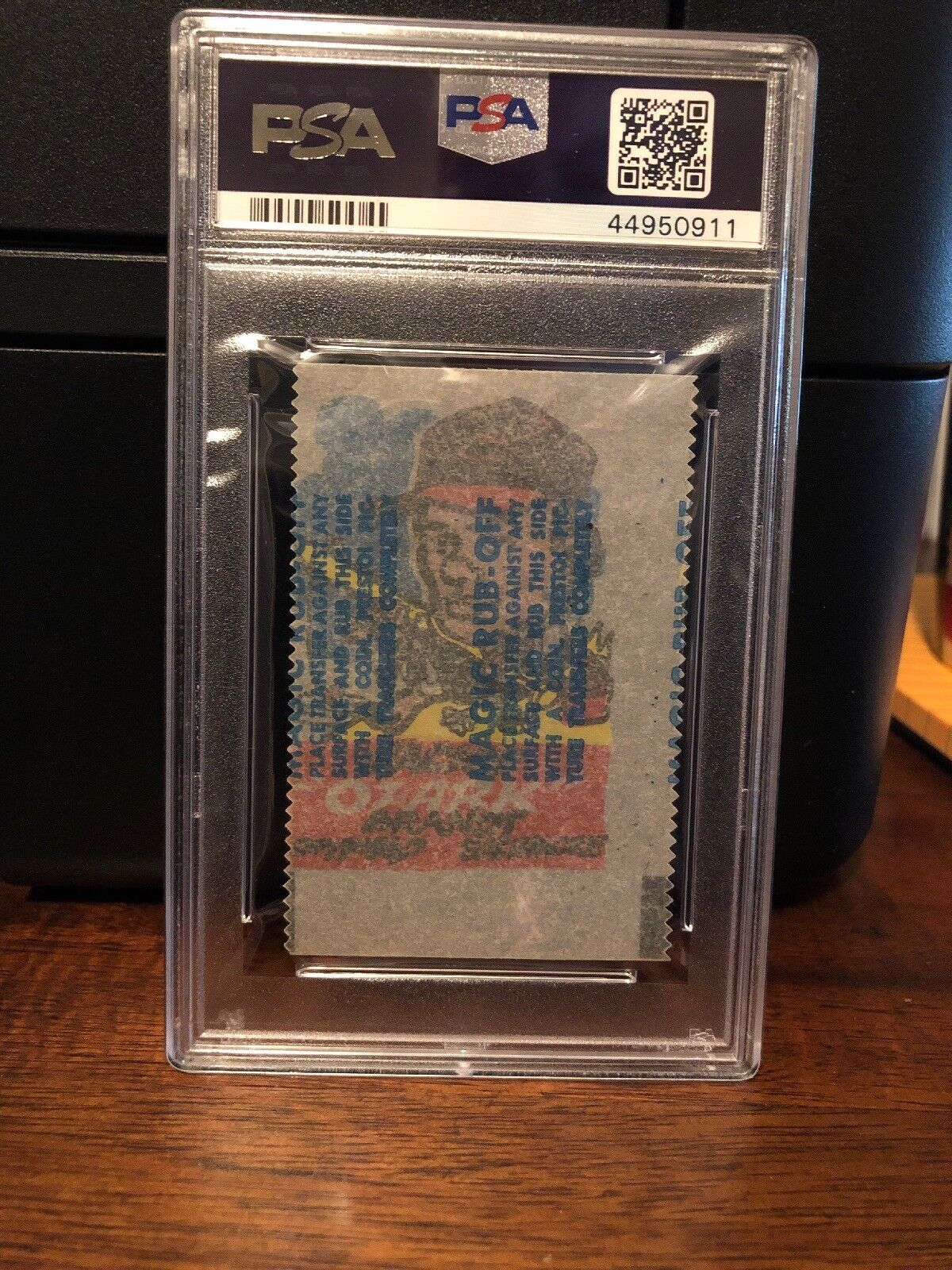 1961 Topps Magic Rub-offs Jackie Brandt Baseball Card PSA 5 EX (MC)