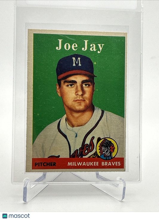 1958 Topps Joe Jay Baseball Card #472 EX-MT Quality #3 FREE SHIPPING