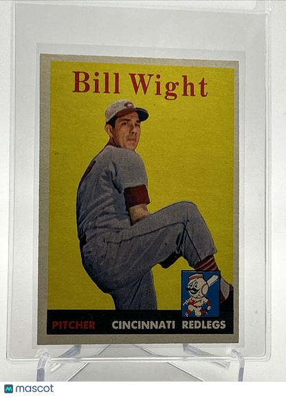 1958 Topps Bill Wight Baseball Card #237 EX-MT Quality #2 FREE SHIPPING