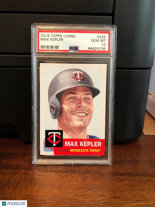 2019 Topps Living Set Max Kepler Baseball Card #225 PSA 10 Gem Mint