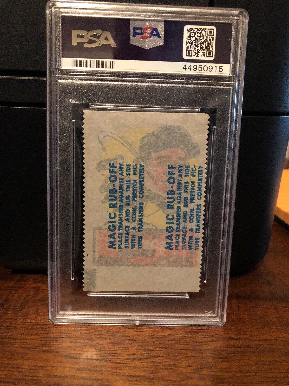 1961 Topps Magic Rub-offs "Duke" Duane Mass Baseball Card PSA 5 EX