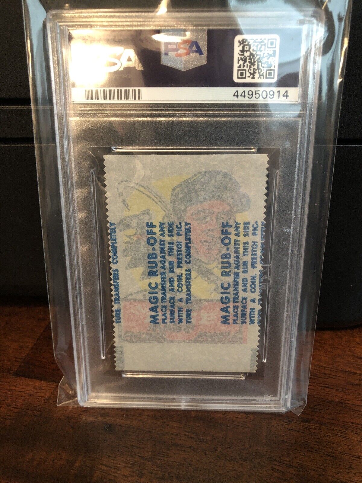 1961 Topps Magic Rub-offs "Duke" Duane Mass Baseball Card PSA 5 EX
