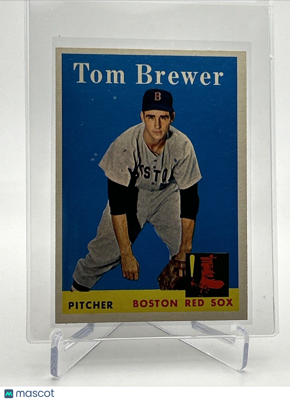 1958 Topps Tom Brewer Baseball Card #220 EX-MT Quality #2 FREE SHIPPING