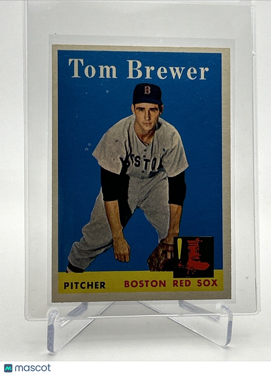 1958 Topps Tom Brewer Baseball Card #220 EX-MT Quality #2 FREE SHIPPING