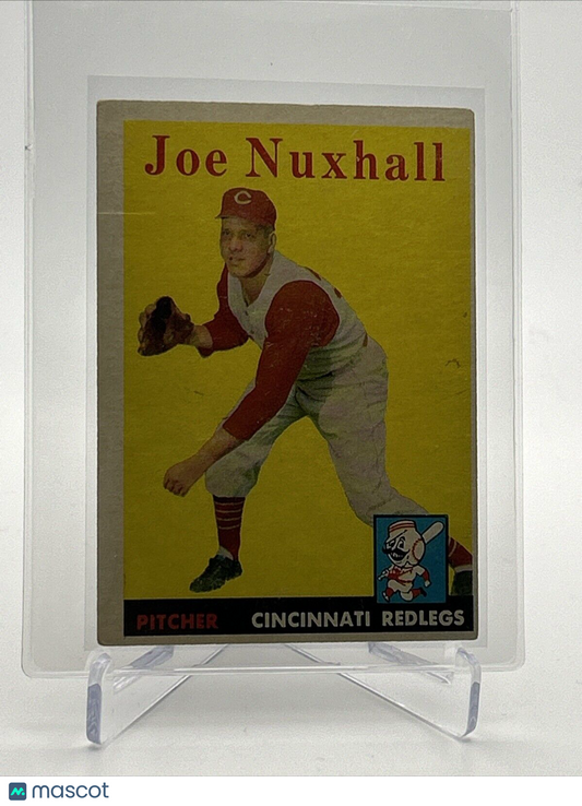 1958 Topps Joe Nuxhall Baseball Card #63 EX-MT Quality FREE SHIPPING