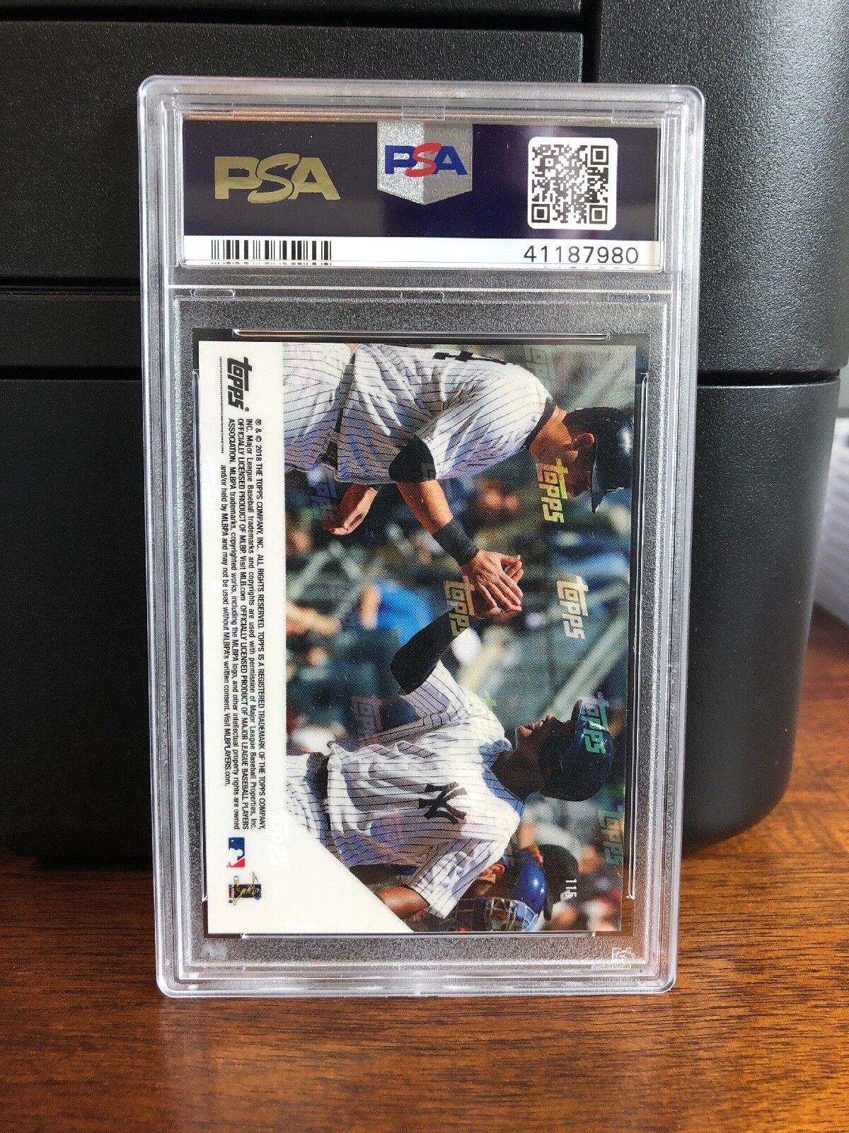 2018 Topps Now Miguel Andujar Yankees Rookie Card #115 PSA 10 Gem Mint