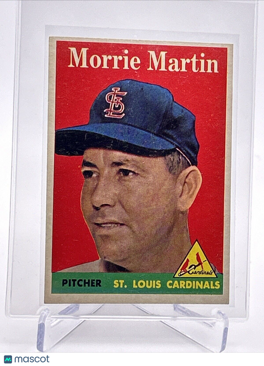 1958 Topps Morrie Martin Baseball Card #53 EX-MT Quality #3 FREE SHIPPING