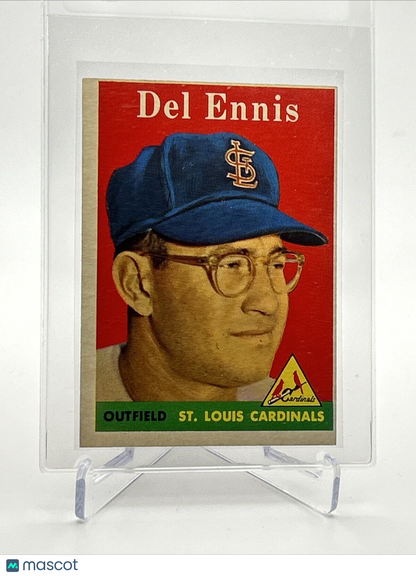1958 Topps Del Ennis Baseball Card #60 EX-MT Quality #2 FREE SHIPPING